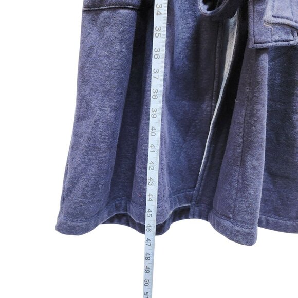 UGG Mens Navy Blue Reversible Robe Size M/L Soft Waist - Picture 5 of 6